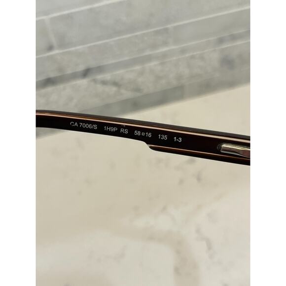 Carrera Unisex Tortoise Sunglasses CA7006/S 1H9P 58-16 135 *FRAMES ONLY* - Picture 5 of 8